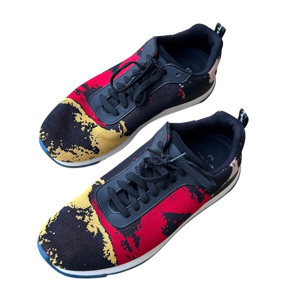 Paul Smith Other - Paul Smith Men’s ‘Low-Trainers’ Sneakers. Black, Red, Pink, Gold. US 9